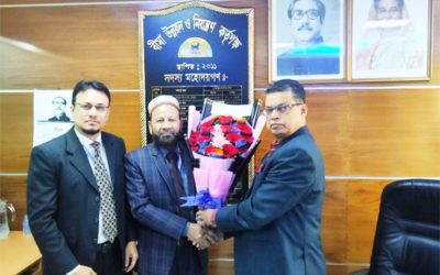 আইডিআরএ’র নতুন সদস্য বিশ্বজিৎ ভট্টাচার্যকে সাউথ এশিয়া ইন্স্যুরেন্সের শুভেচ্ছা