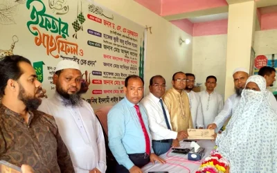 জেনিথ ইসলামী লাইফের সাড়ে ১১ লাখ টাকার মৃত্যুদাবির চেক হস্তান্তর