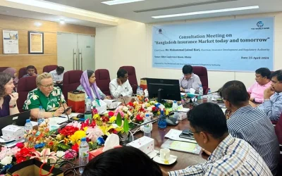 দেশের বীমা খাতের বর্তমান ও ভবিষ্যৎ পরিস্থিতি নিয়ে আইডিআরএও বিশ্বব্যাংকের পরামর্শ সভা