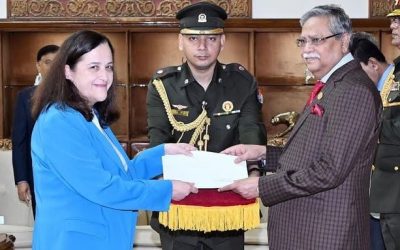 রাষ্ট্রপতির কাছে তিন দেশের রাষ্ট্রদূতের পরিচয়পত্র পেশ
