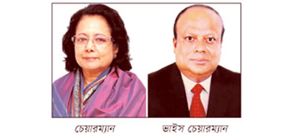 মিডল্যান্ড ব্যাংকের চেয়ারম্যান নিলুফার জাফরুল্লাহ ভাইস চেয়ারম্যান শামসুজ্জামান