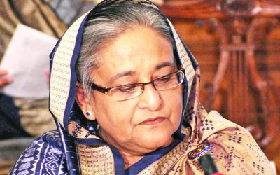 গণ আন্দোলনের মুখে পদত্যাগ করে দেশ ছাড়লেন শেখ হাসিনা