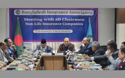 নন-লাইফ বীমা খাতের চ্যালেঞ্জ মোকাবেলায় করনীয় সম্পর্কে বিআইএ’র  মতবিনিময় সভা অনুষ্ঠিত