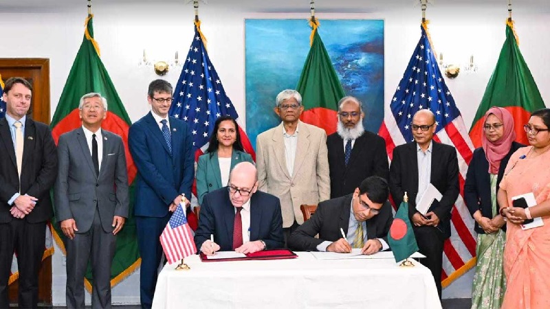 বাংলাদেশের সঙ্গে যুক্তরাষ্ট্রের ২০০ মিলিয়ন ডলারের চুক্তি স্বাক্ষর