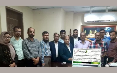 যমুনা লাইফ ইন্স্যুরেন্সের সাড়ে ১৪ লাখ টাকার বীমা দাবি পরিশোধ