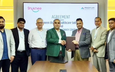 প্রগতি লাইফ ইন্স্যুরেন্স ও গ্রামীণ ডিজিটাল হেলথকেয়ারের চুক্তি
