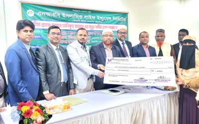 ময়মনসিংহে এনআরবি ইসলামিক লাইফের মৃত্যুদাবী পরিশোধ