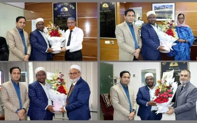 ইড্রার নবনিযুক্ত সদস্যগণকে জেনিথ ইসলামী লাইফের ফুলেল শুভেচ্ছা