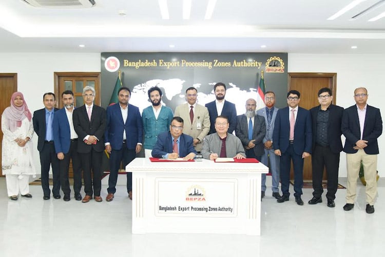 বেপজা অর্থনৈতিক অঞ্চলে যুক্ত হলো প্রাইম লিফ প্রসেসিং কোম্পানি