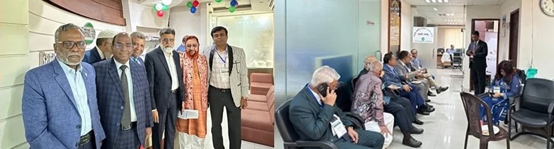 বিআইএ’র নির্বাচনে উৎসবমুখর পরিবেশে ভোট গ্রহন চলছে