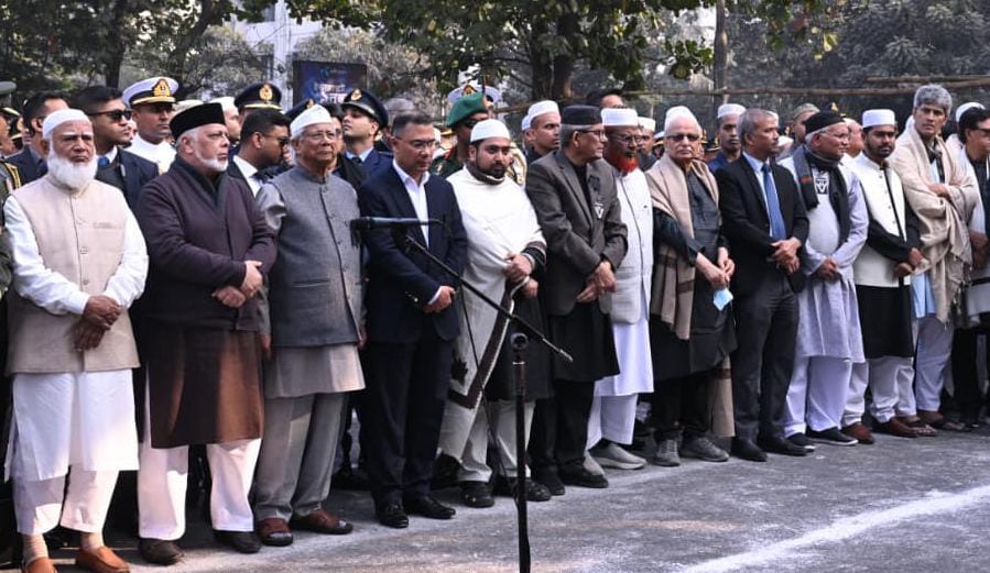 খালেদা জিয়ার জানাজায় প্রধান উপদেষ্টা অধ্যাপক মুহাম্মদ ইউনূস
