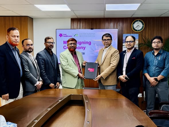 এনআরবি ইসলামিক লাইফ ও ব্র্যাক হেলথকেয়ারের স্বাস্থ্যসেবা কর্পোরেট চুক্তি স্বাক্ষর
