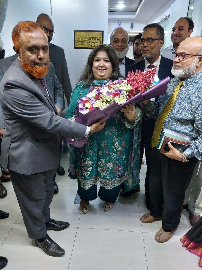 আইডিআরএ’র চেয়ারম্যানকে প্রভাতি ইন্স্যুরেন্সের শুভেচ্ছা