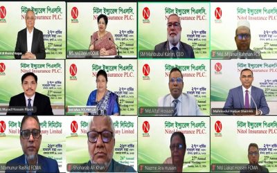 নিটল ইন্স্যুরেন্সের বার্ষিক সাধারন সভায় ১০% নগদ লভ্যাংশ অনুমোদন